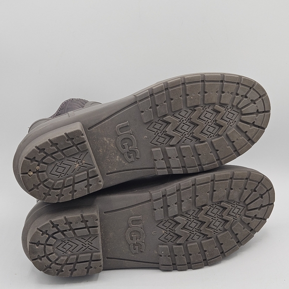 UGG Women's 9 Chevonne Rain/Snow Boot w/ Sheepskin Insoles in Charcoal - Picture 5 of 14